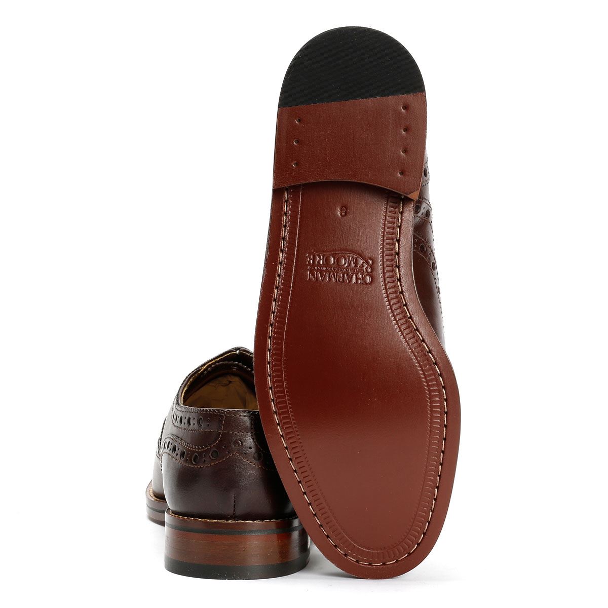 Chapman & Moore Oxford Brogue Herren Leder Braune Schnürschuhe