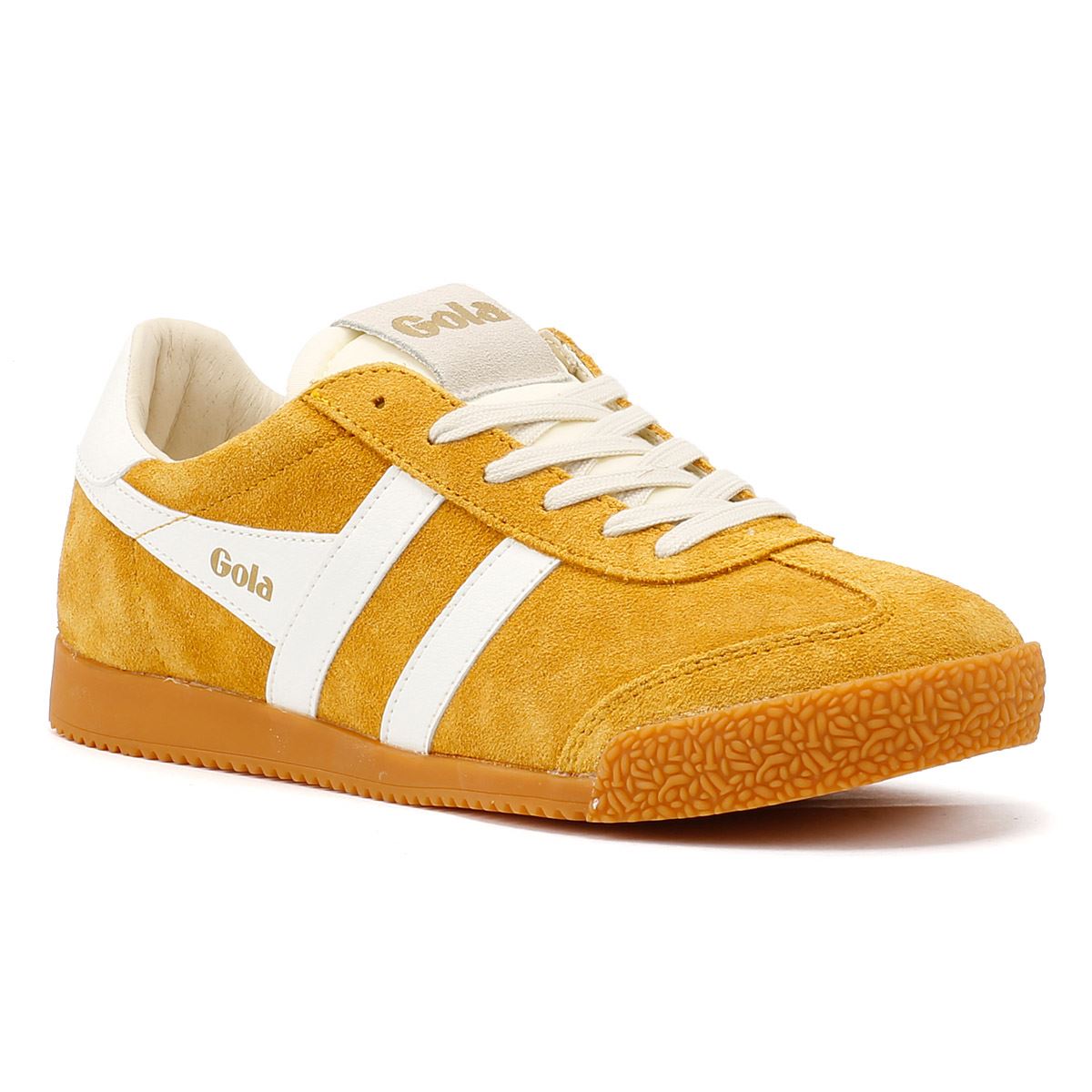 Gola Elan Wildleder Damen Gelbe Turnschuhe