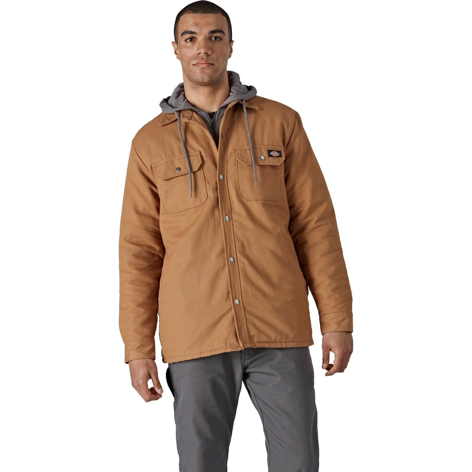 Dickies Duck Herren Braune Hemdjacke
