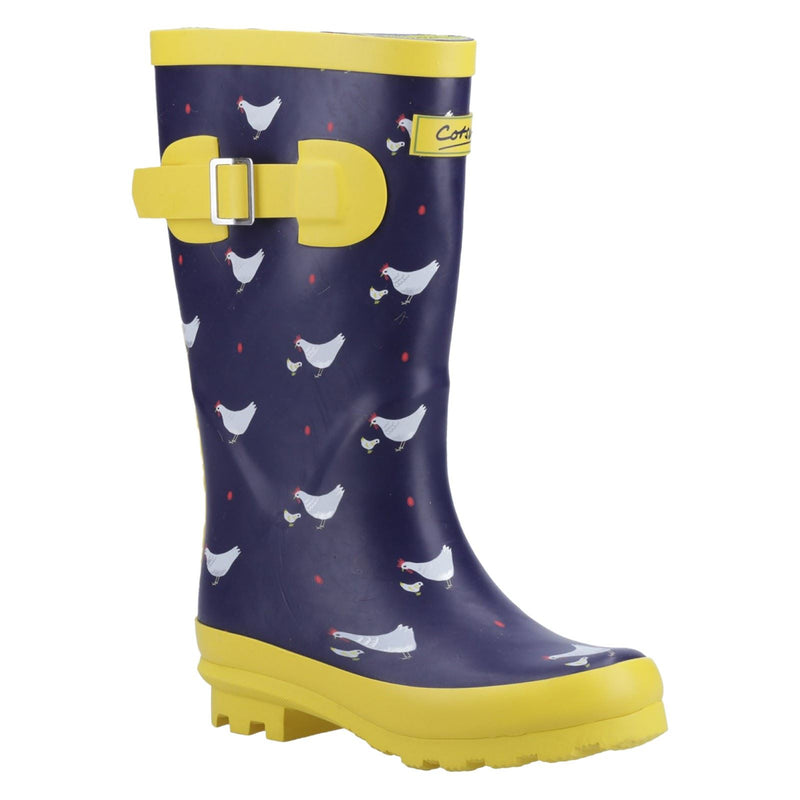 Cotswold Farmyard Junior Gummihuhn Wellington Stiefel