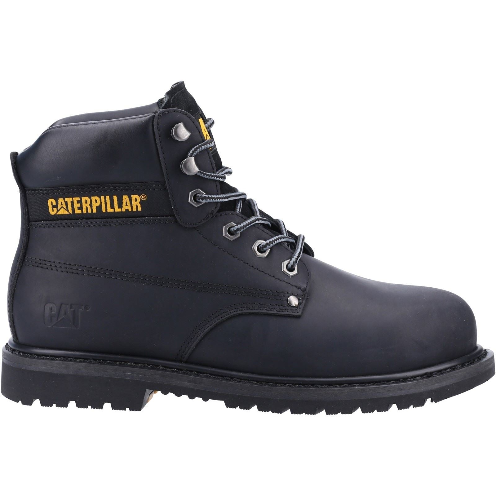 Caterpillar Powerplant S3 Nubuck Schwarz Sicherheitsstiefel