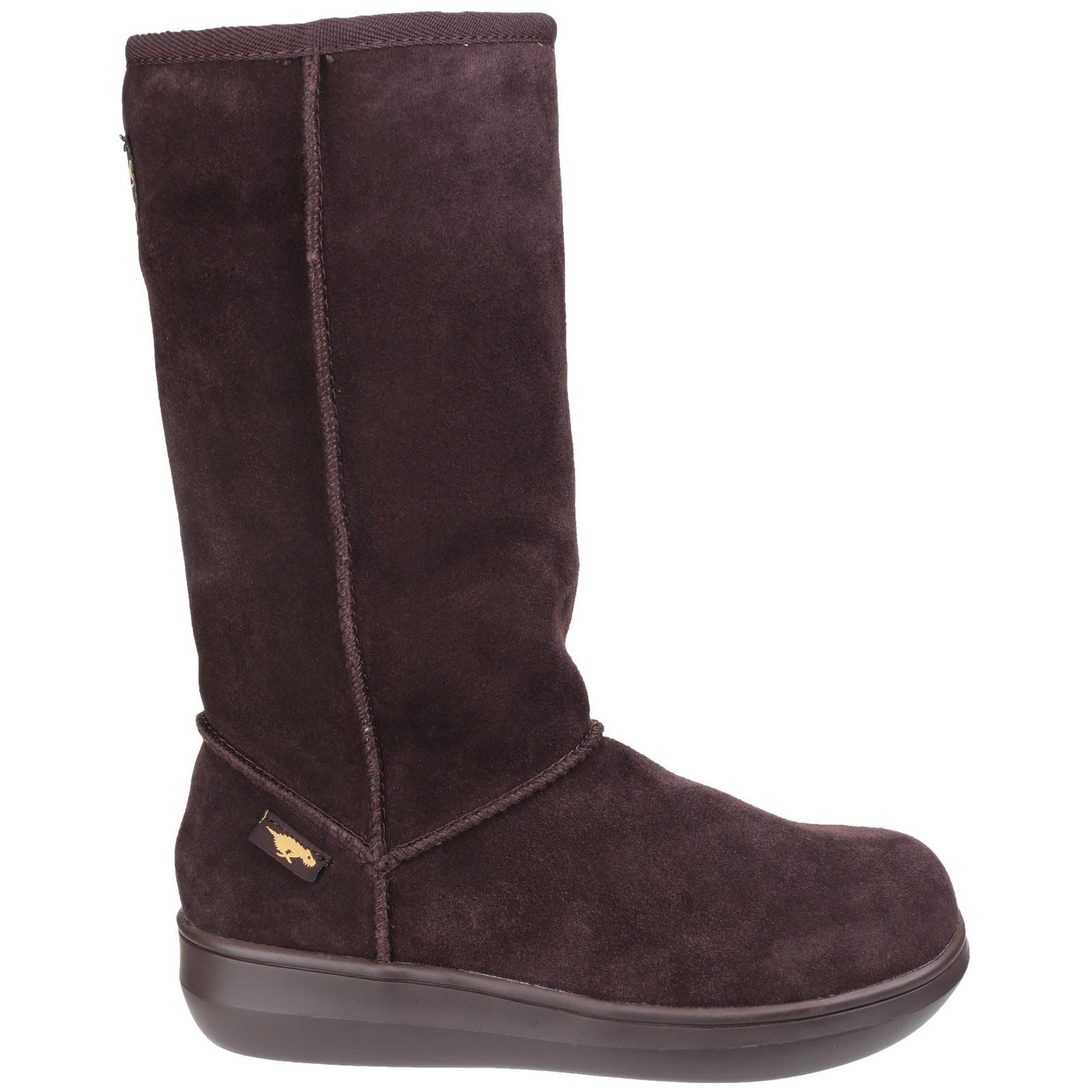 Rocket Dog Sugardaddy Wildleder Damen Schokoladenstiefel
