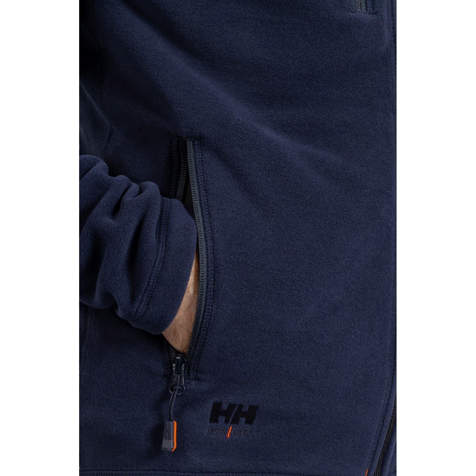 Helly Hansen Workwear Oxford Herren Blaue Fleecejacke