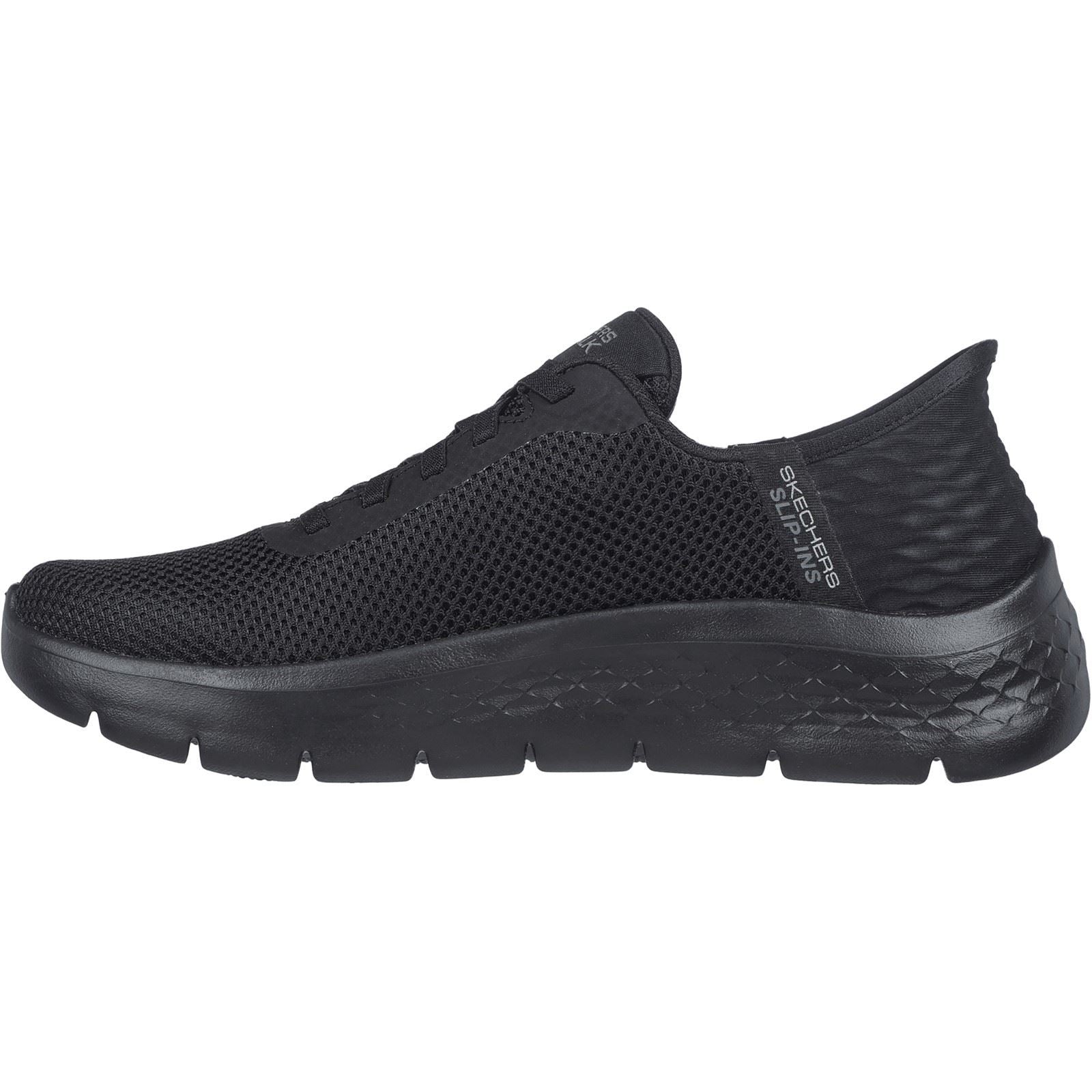 Skechers GO WALK Flex Grand Entry Textile Damen-Sneaker In Schwarz