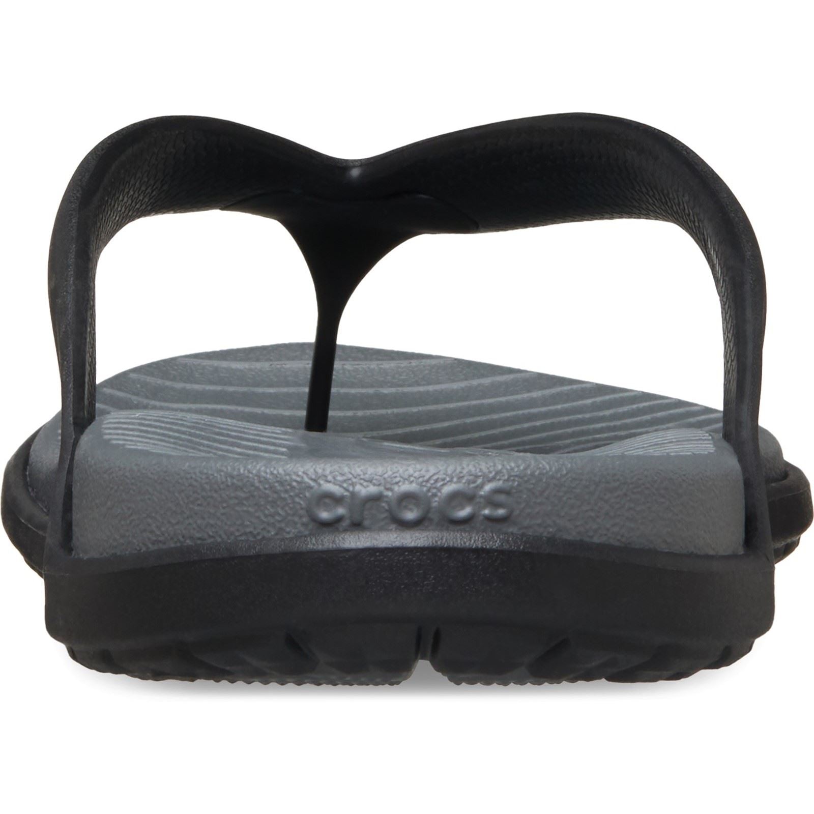 Crocs Coast Flip Polyurethan Herren Flip-Flops Schwarz/Schiefergrau