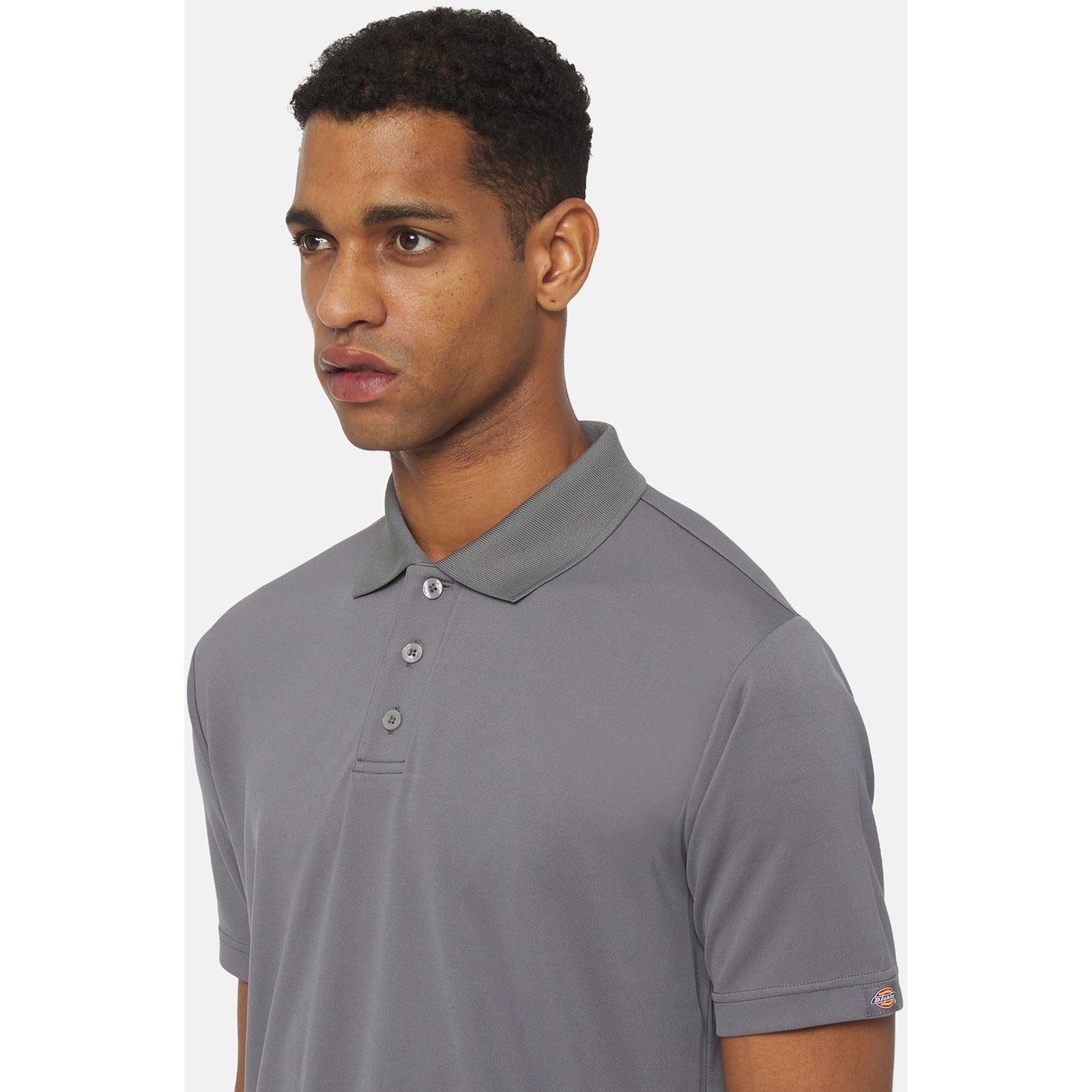 Dickies Everyday Polyester Herren Grau Polohemd