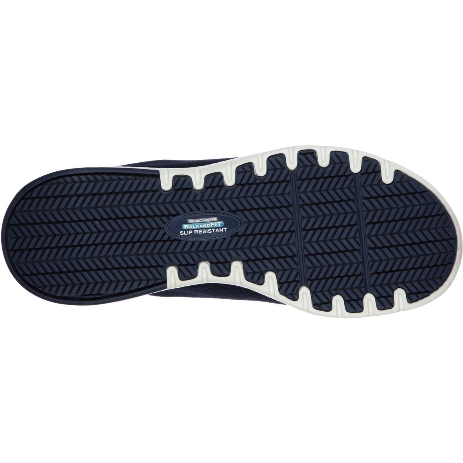 Skechers Workwear Marsing Waiola SR Damenschuhe In Marineblau Aus Mesh