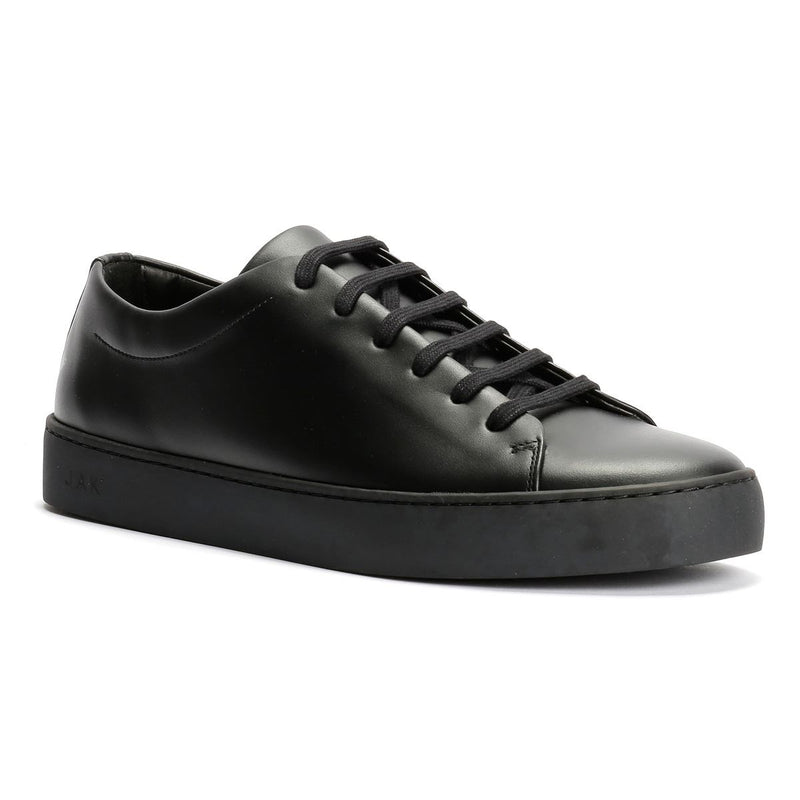 JAK Royal Leder Herren Schwarze Sneakers
