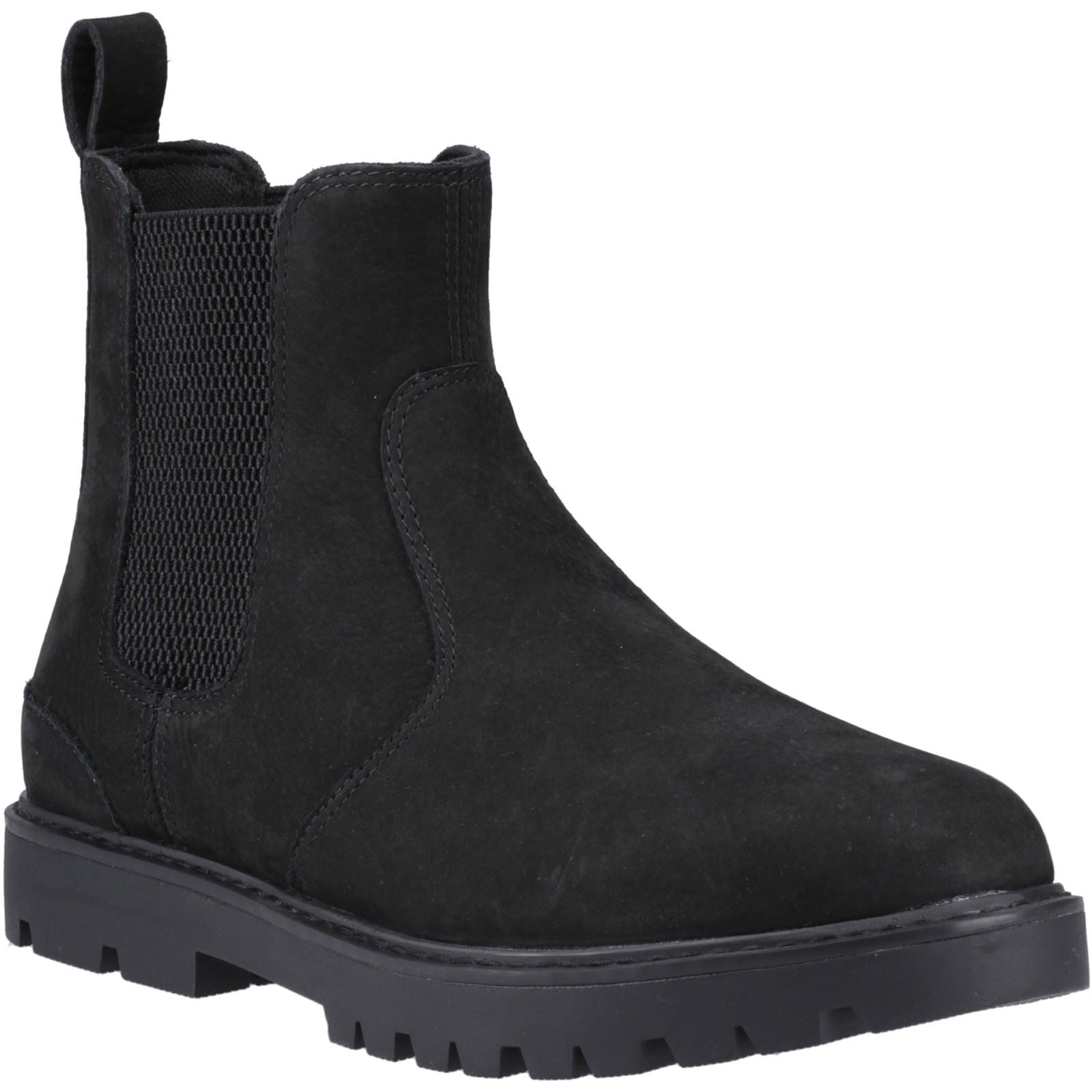 TOMS Griffin Leder Herren Schwarze Stiefel