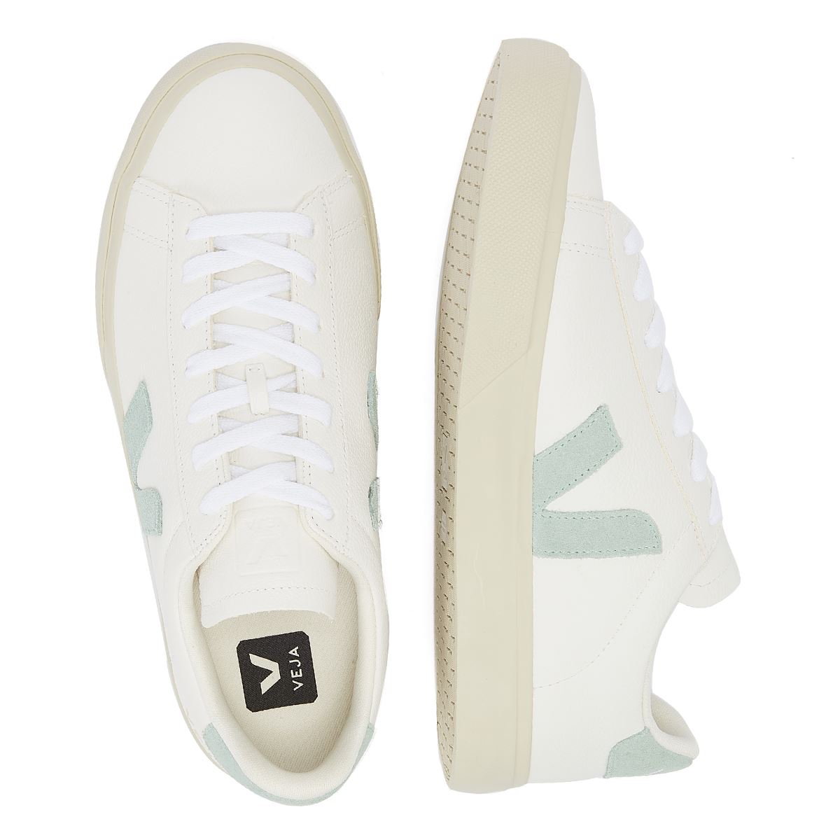 Veja Campo Herren Weiß/Matcha Trainers