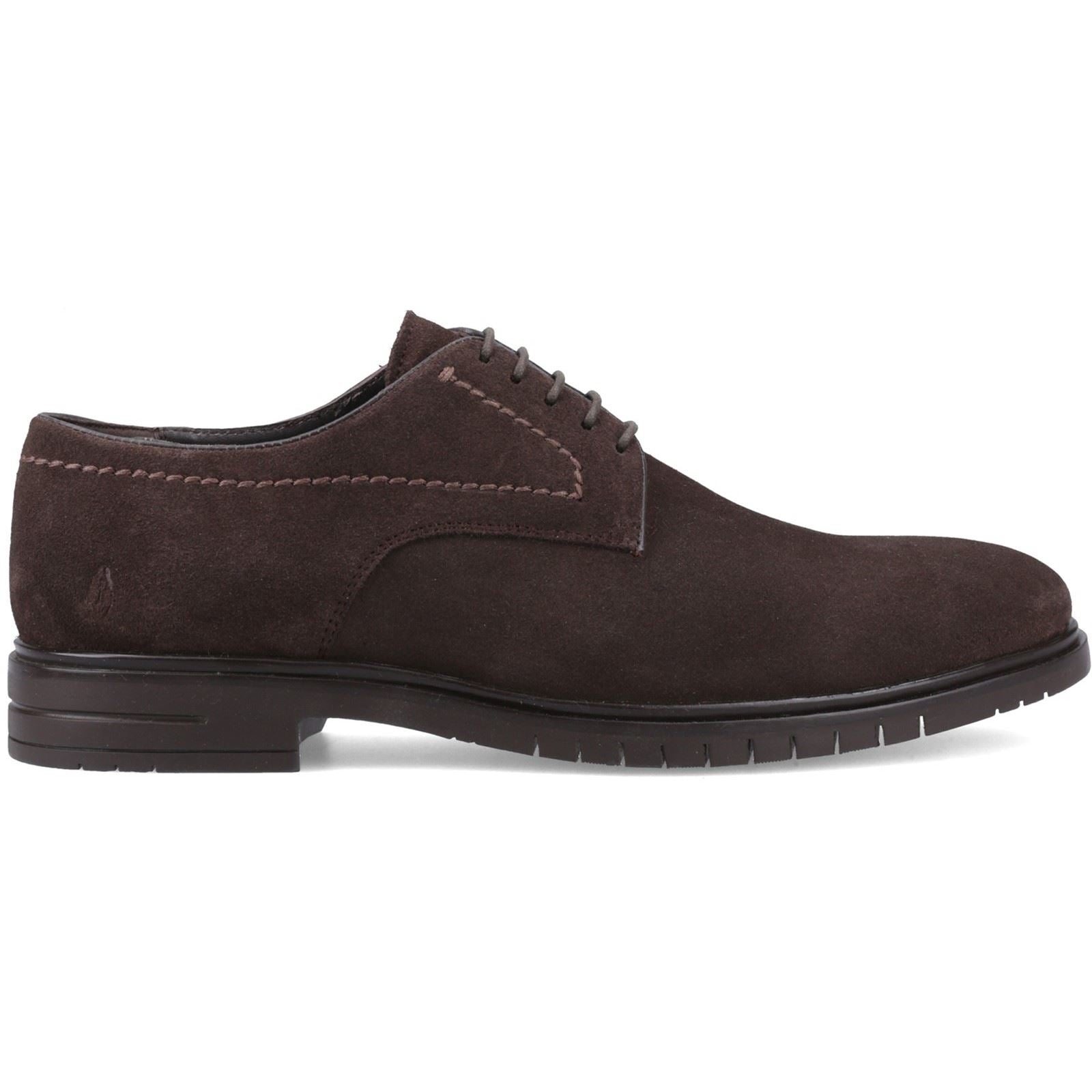 Hush Puppies Sterling Suede Shoe Leder Herren Schokoladen Schnürschuhe