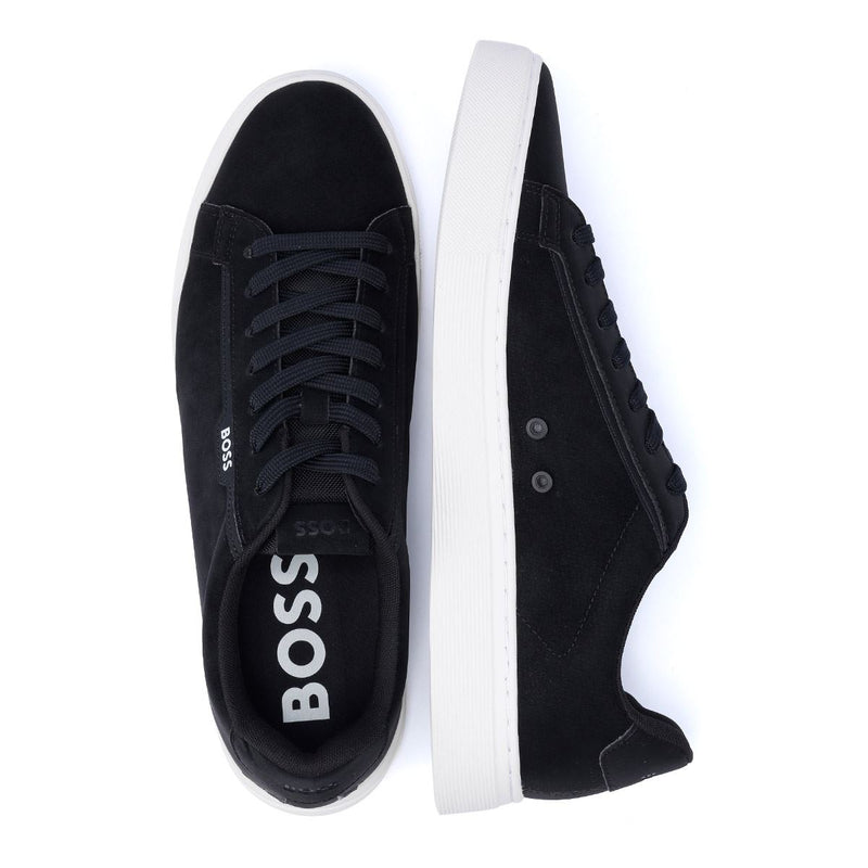 Boss Rhys Tennis Herren Schwarze Turnschuhe