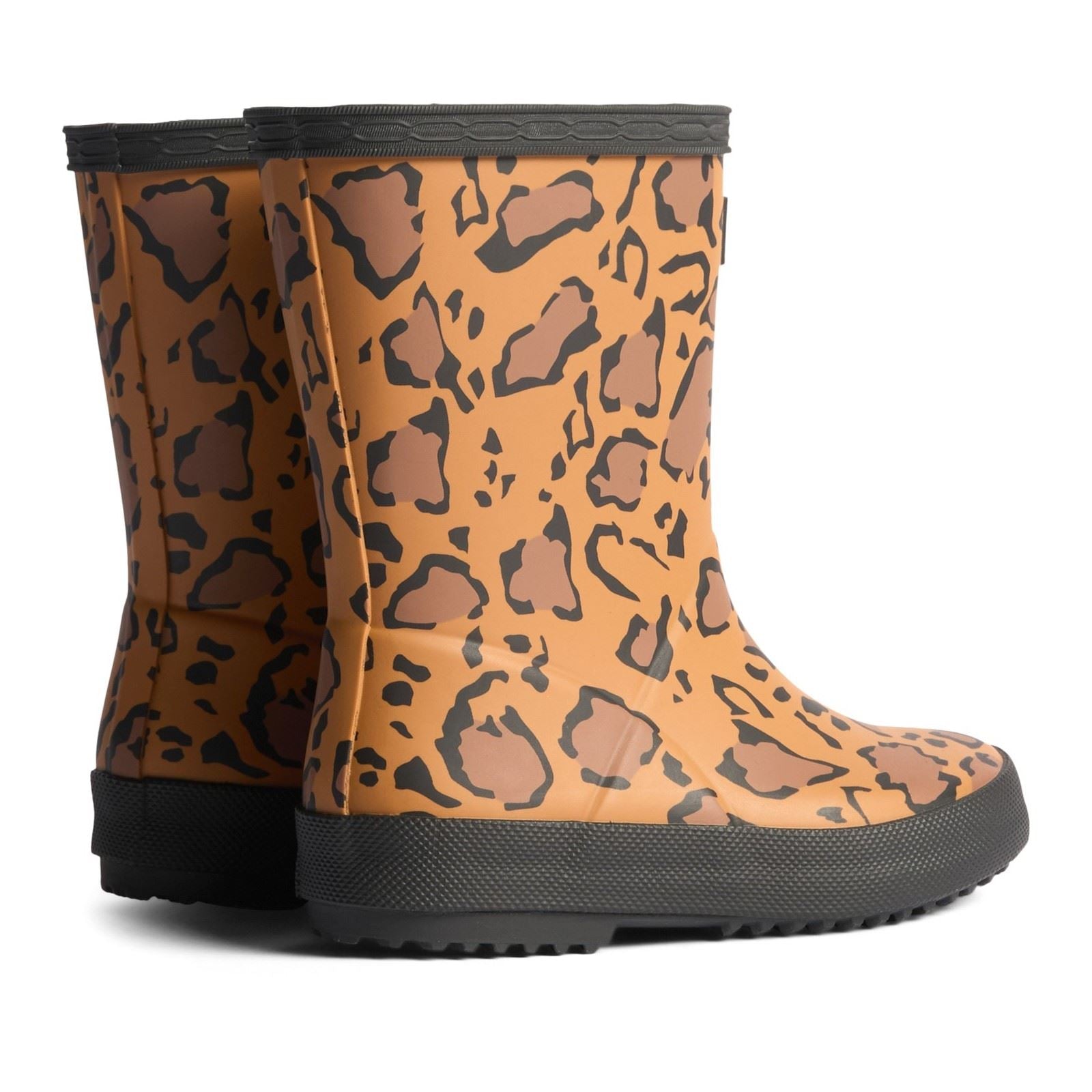 Hunter Kids First Gummi Unisex Kinder Reiche Tan/Sattel/Schwarze Farbe Gummistiefel
