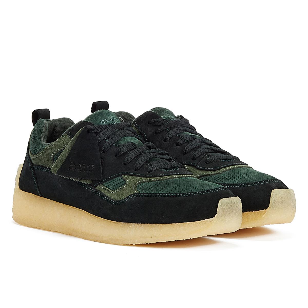 Clarks Originals Lockhill Combi Herren Grüne Turnschuhe