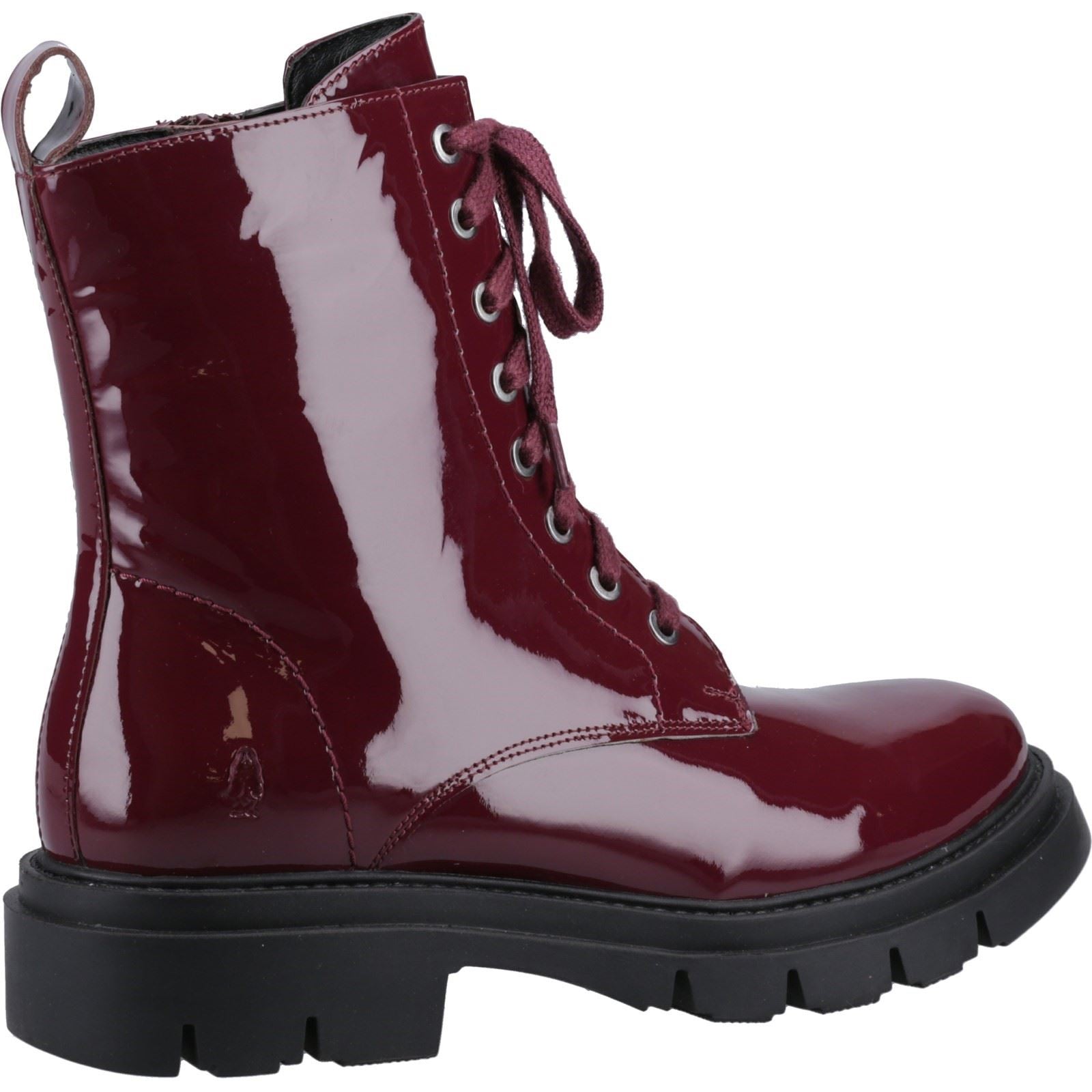 Hush Puppies Rhea Leder Damen Bordeaux Stiefel