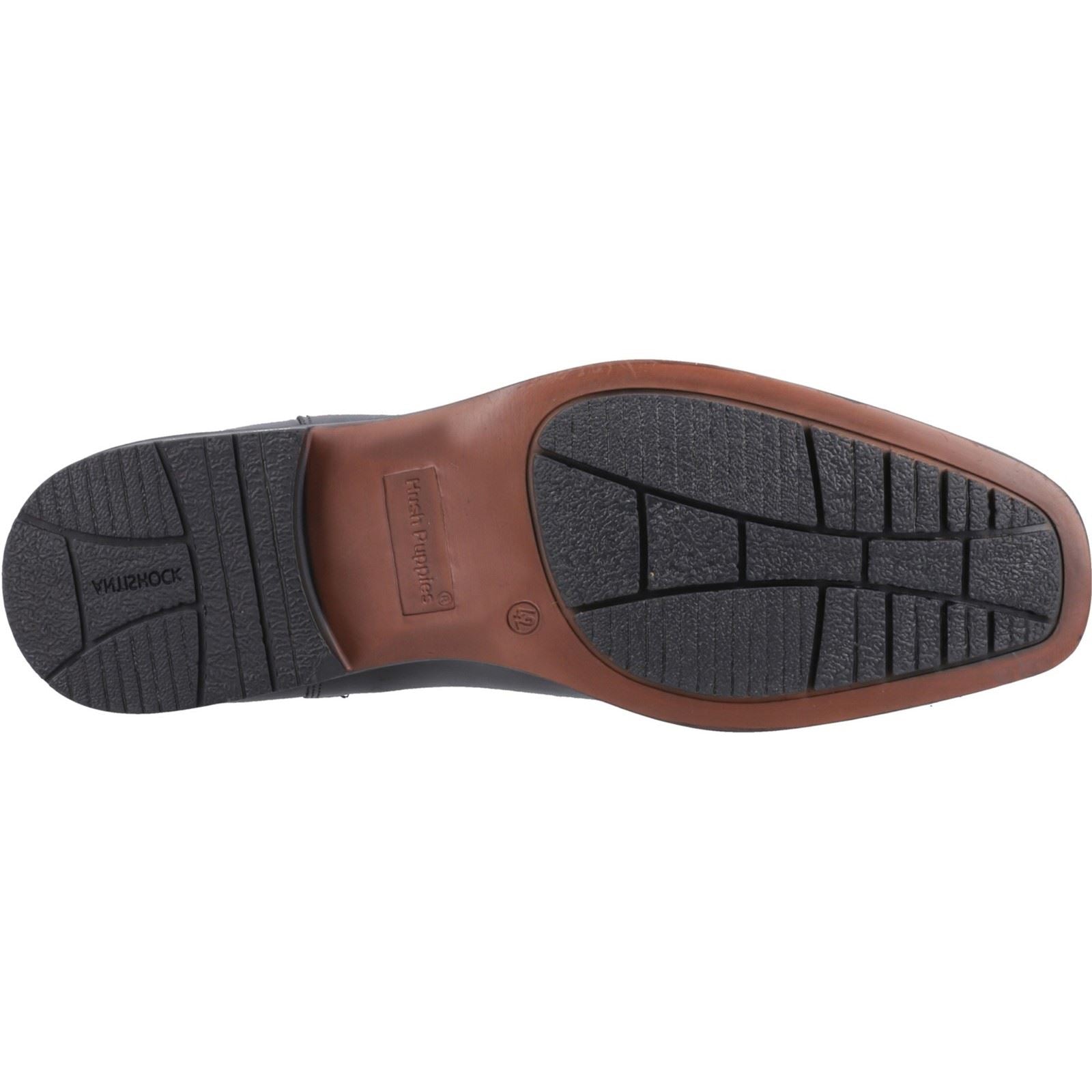 Hush Puppies Brennan Herren Stiefel aus schwarzem Leder