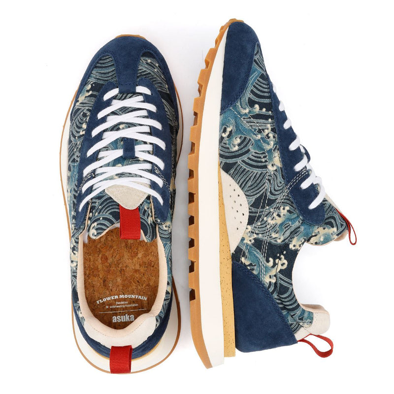 Flower Mountain New Asuka Blau Sneakers