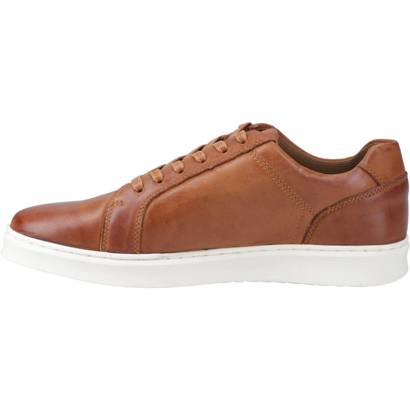 Hush Puppies Madden Herren Tan Ledersneaker