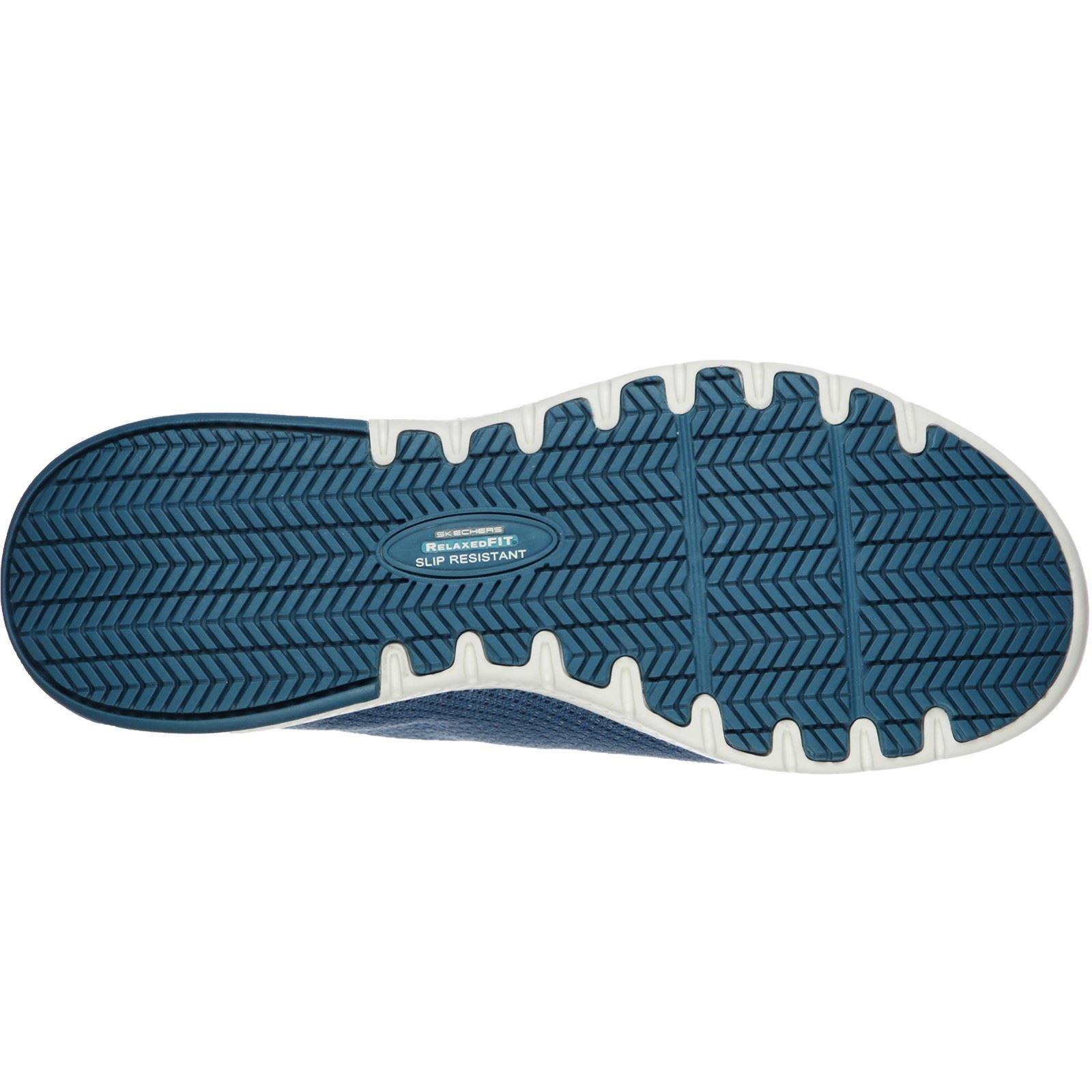 Skechers Workwear Marsing Waiola SR Mesh Damen Sportschuhe In Blau