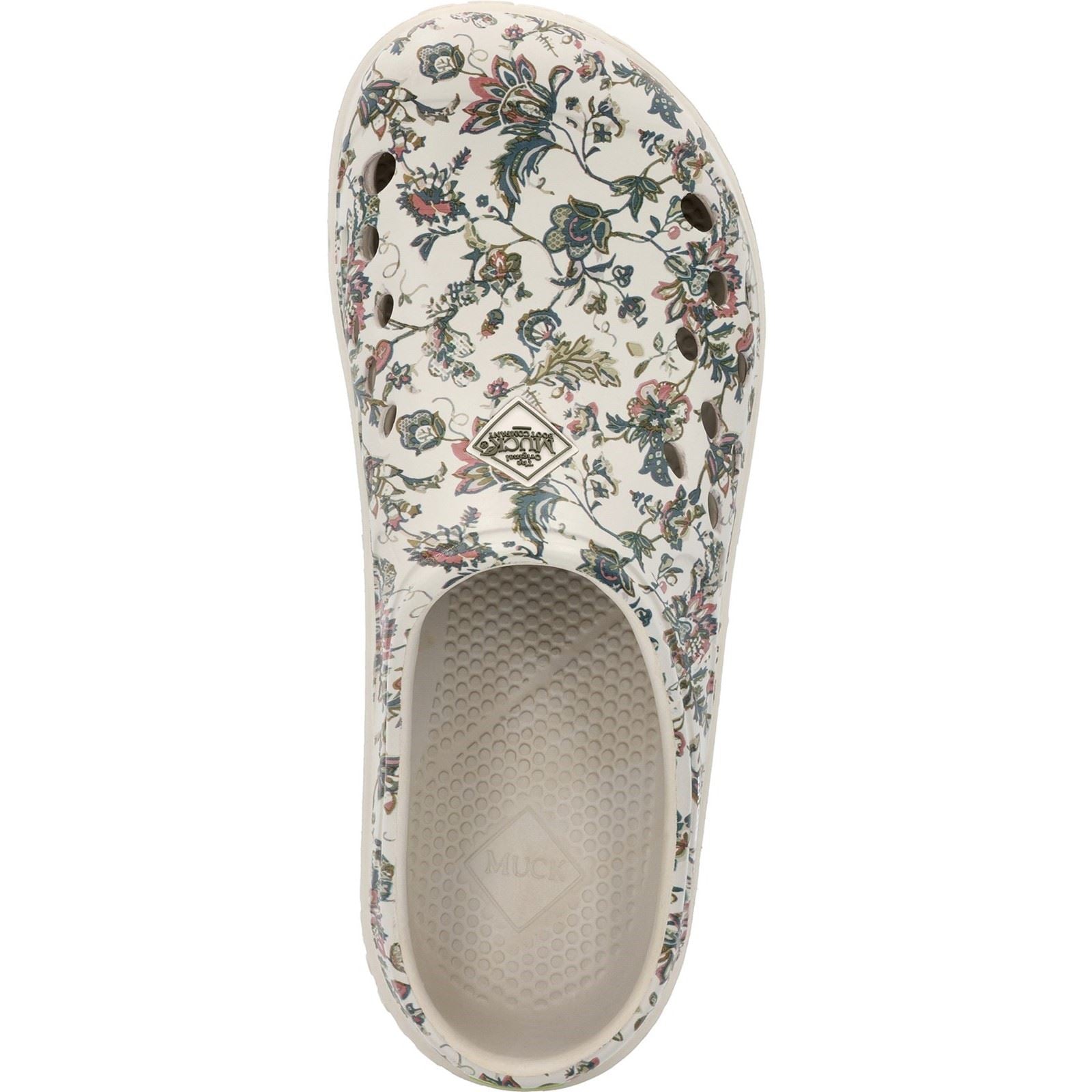 Muck Boots Muckster Lite Hellgraue/Blumendruck Clogs