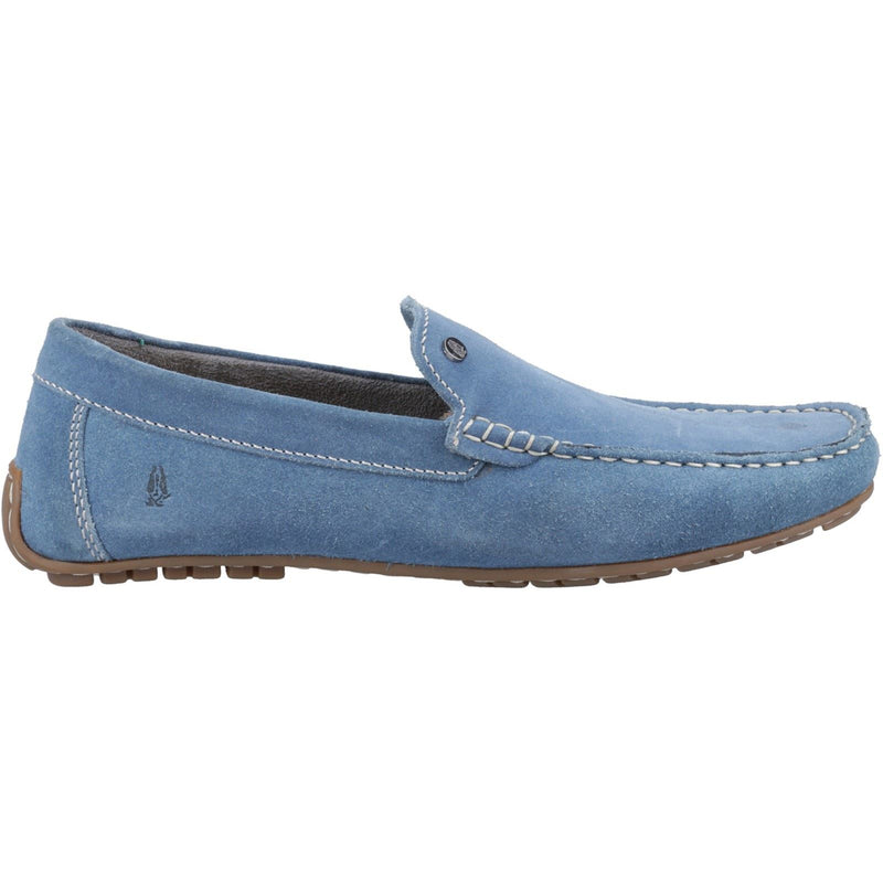 Hush Puppies Ralph Suede Herren Lederslipper In Blau