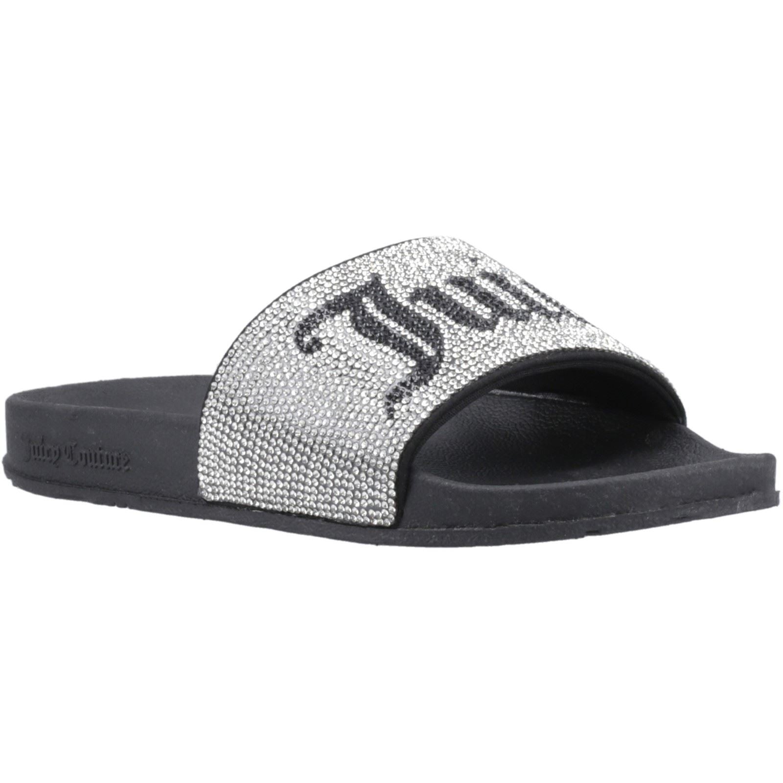 Juicy Couture DONNA Damen Silber Slides