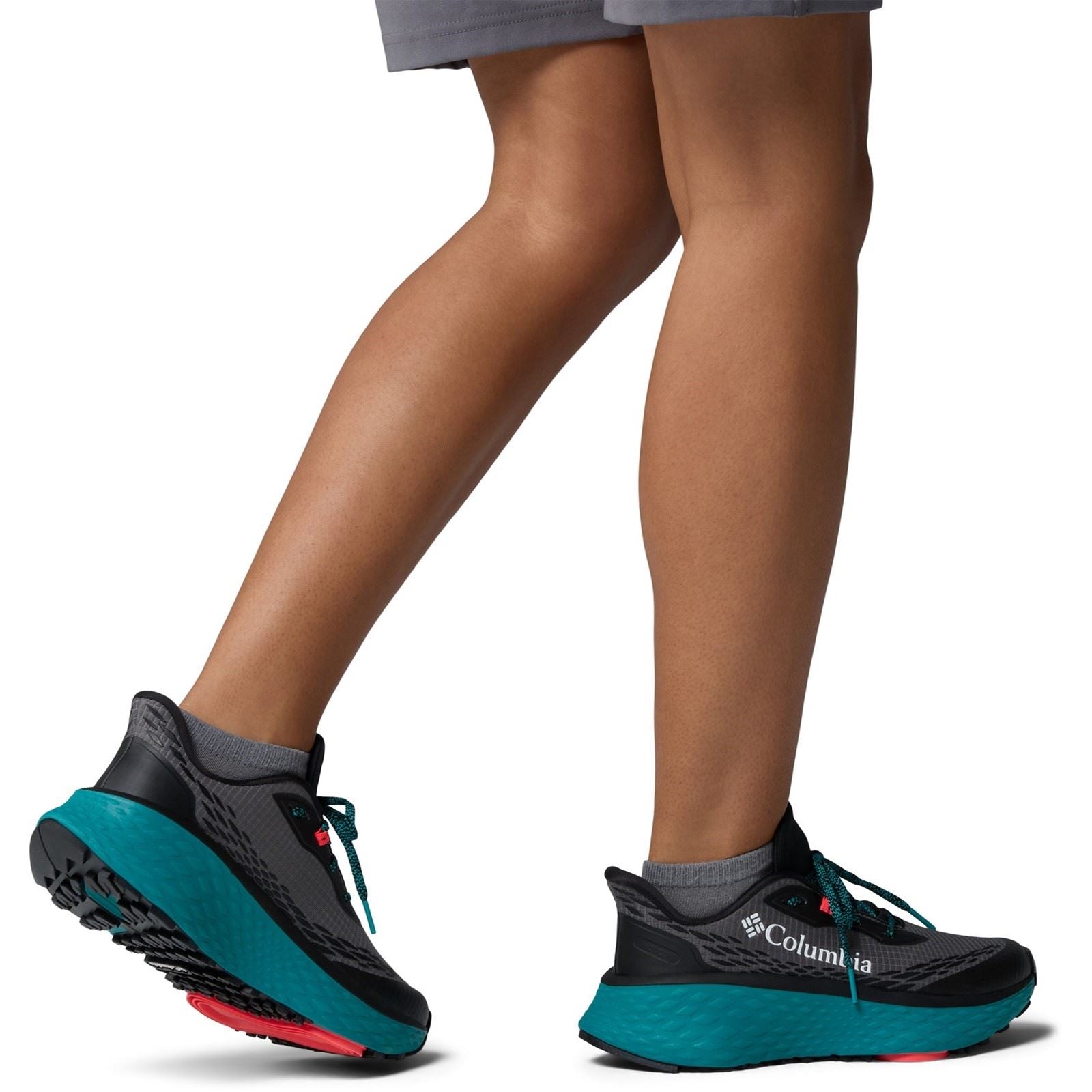 Columbia Konos Trillium ATR Polyester Damen Stadt Grau/Teal Chlorid Wanderschuhe