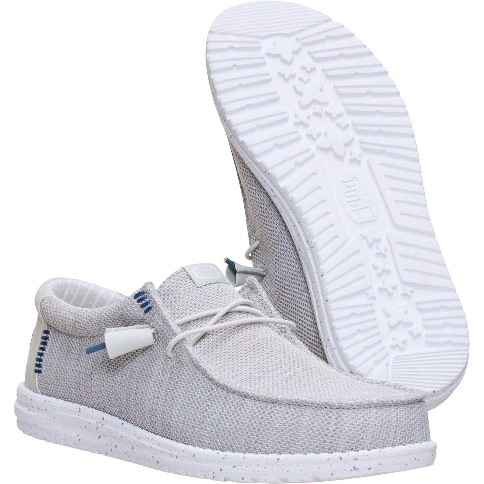 HEYDUDE Wally Stretch Sox Polyester Herren Loafer In Dämmerungsblau/Multi