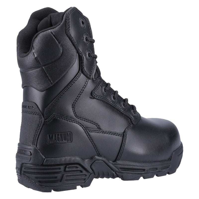 Magnum Stealth Force Acht Komma Null Leder Schwarze Sicherheitsstiefel