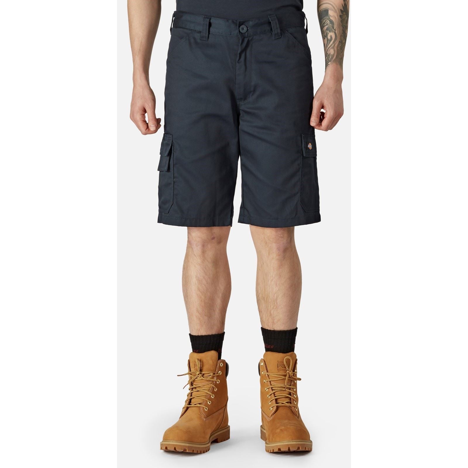Dickies Everyday Polyester Herren Blaue Knielange Shorts