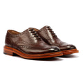 Ben Sherman Sugarman Brogue Leder Herren Braune Schnürschuhe