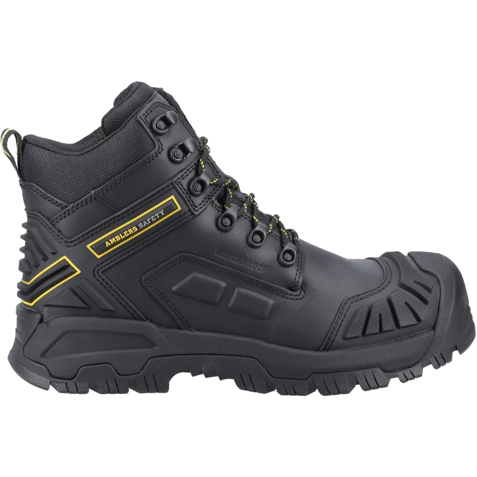Amblers Safety Flare Leder Schwarze Farbe Sicherheitsstiefel