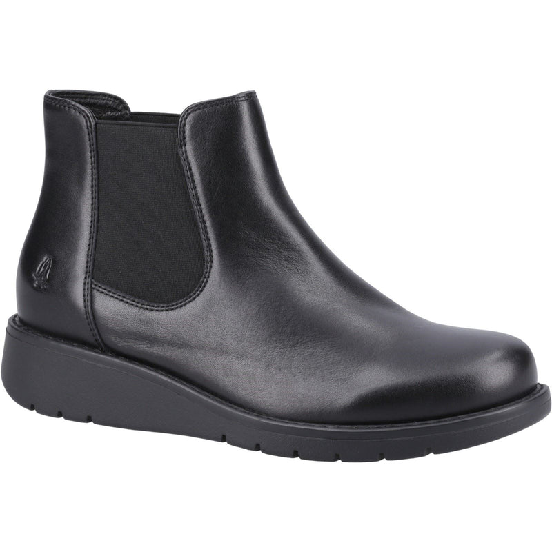 Hush Puppies Leonie Leder Damen Schwarze Stiefel