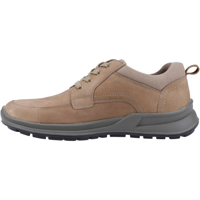 Hush Puppies Adam Nubuk Herren Schnürschuhe In Taupe