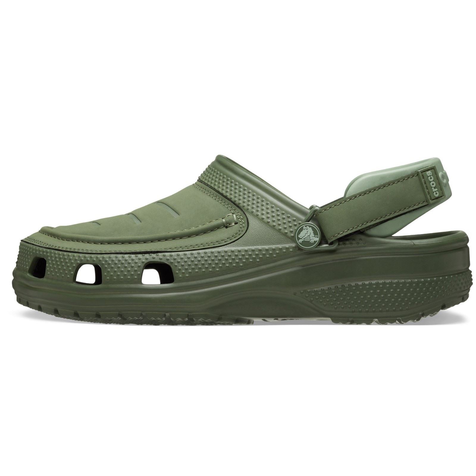Crocs Yukon Vista II Herren Clogs In Armee Grün Aus Polyurethan