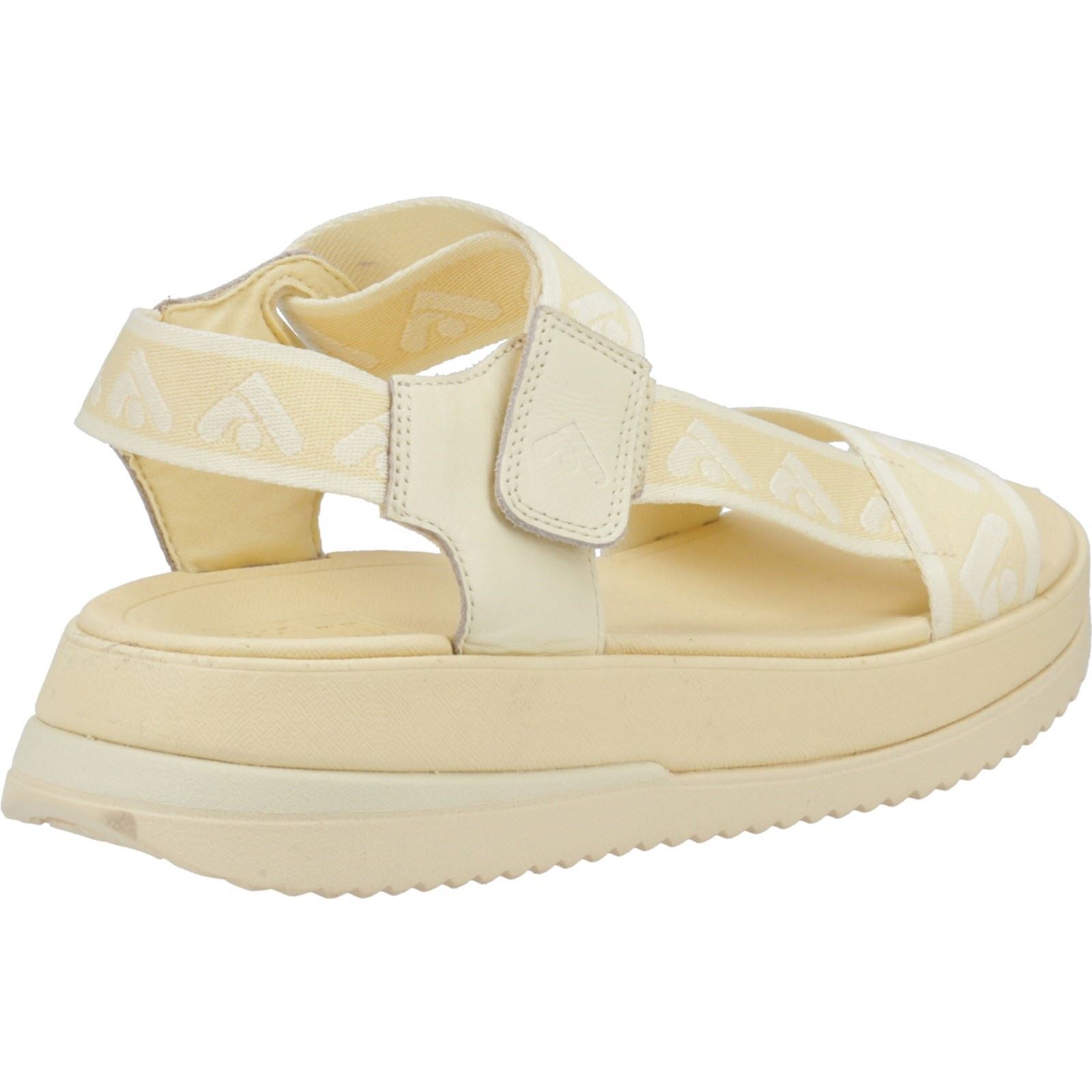 Fitflop Surff Back Strap Polyester/Leder Damen Mellow Yellow Weite Sandalen