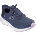 Skechers Edgeride Impression Damen Sneaker In Marineblau/Lavendel