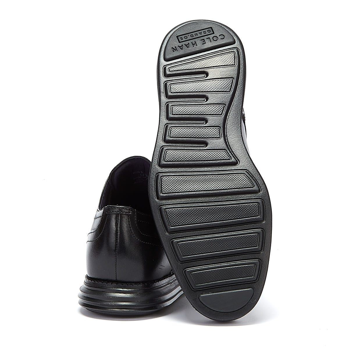 Cole Haan ØriginalGrand Wingtip Oxford Leder Herren Schwarz Schnürschuhe