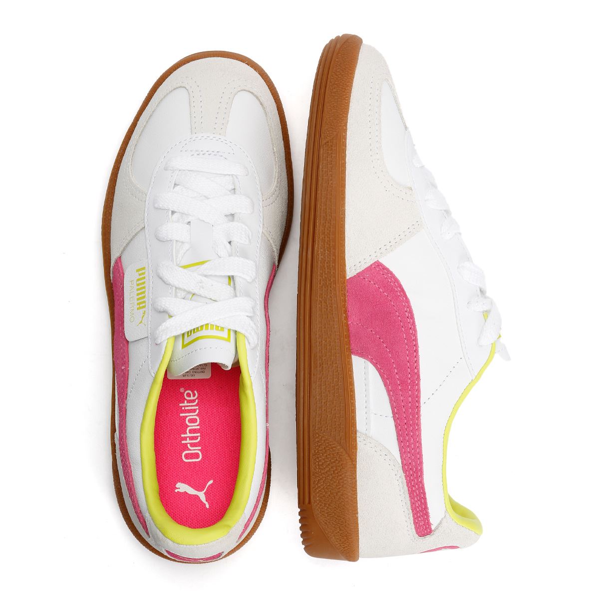 Puma Palermo Leder Damen Weiße Sneakers