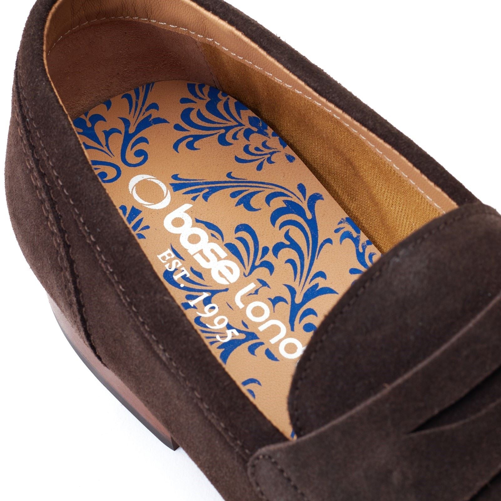 Base London Bruno Herrenschuhe Aus Gebranntem Braunleder