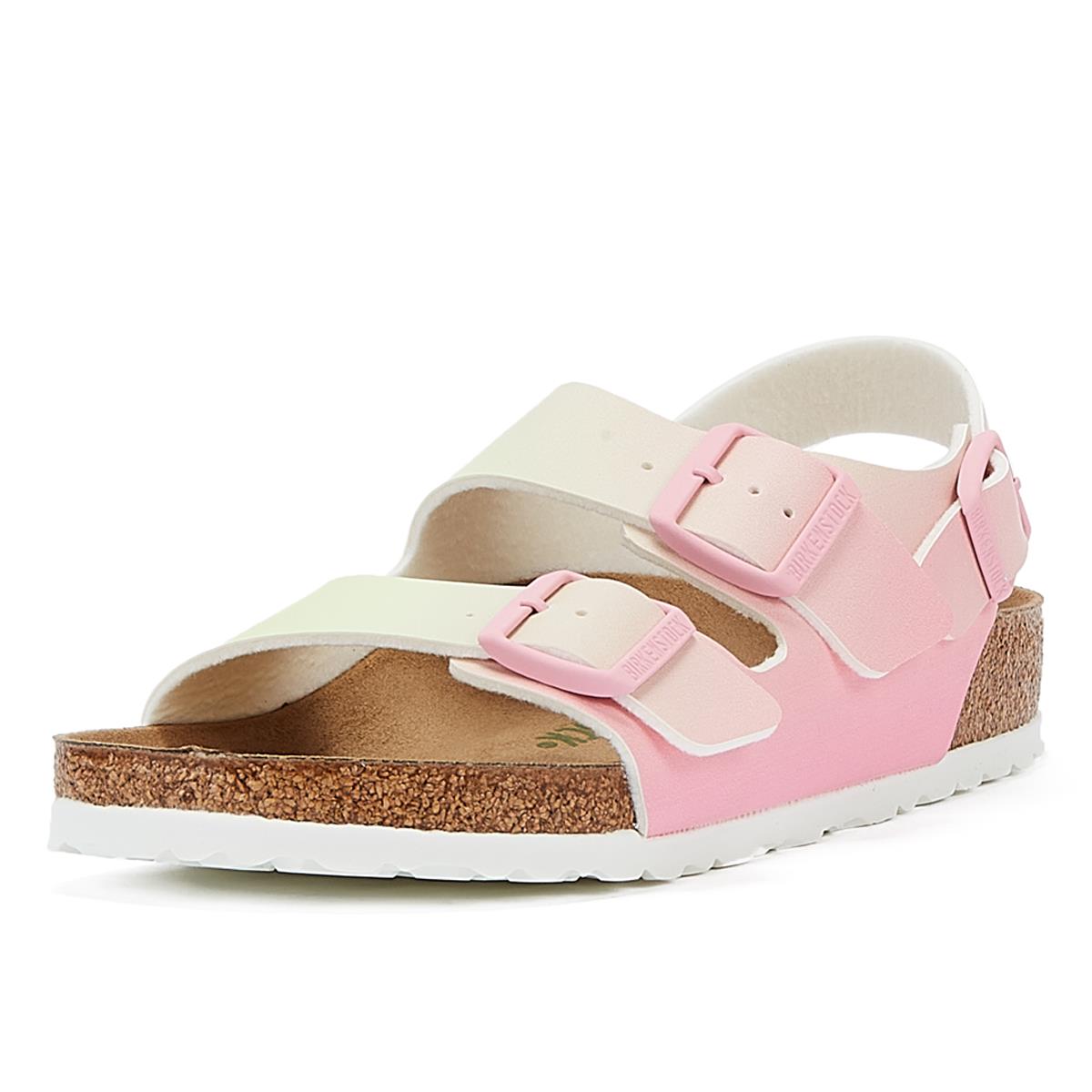 Birkenstock Milano Birko Flor Sport Ombre Damen Rosa Sandale