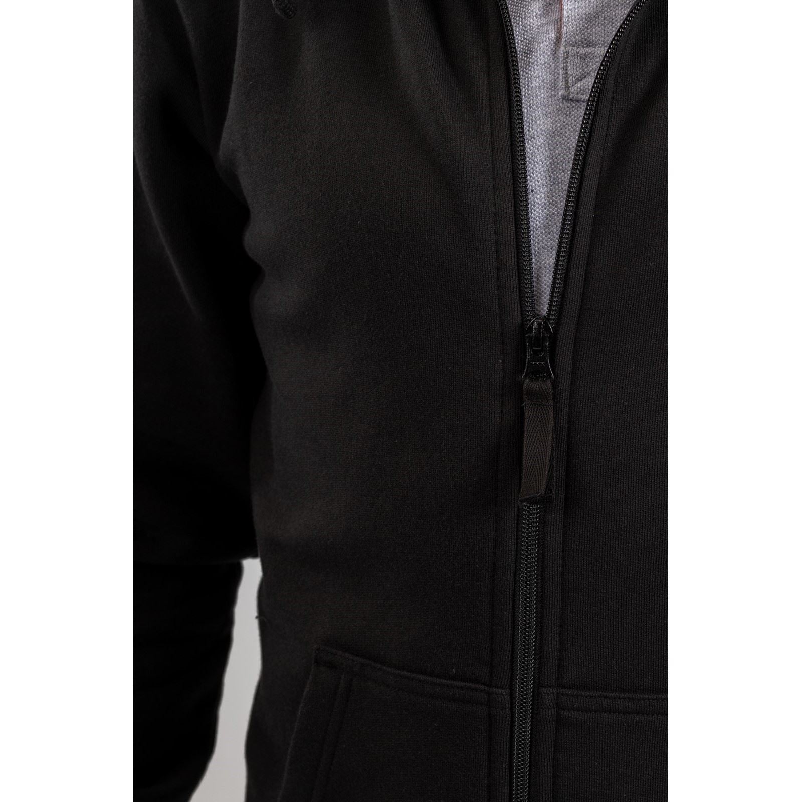 Helly Hansen Workwear Manchester Zip Baumwolle Herren Schwarzes Kapuzensweatshirt