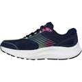Skechers GO RUN Consistent 2.0 Advantage Leder Damen Sneakers In Marineblau/Mehrfarbig
