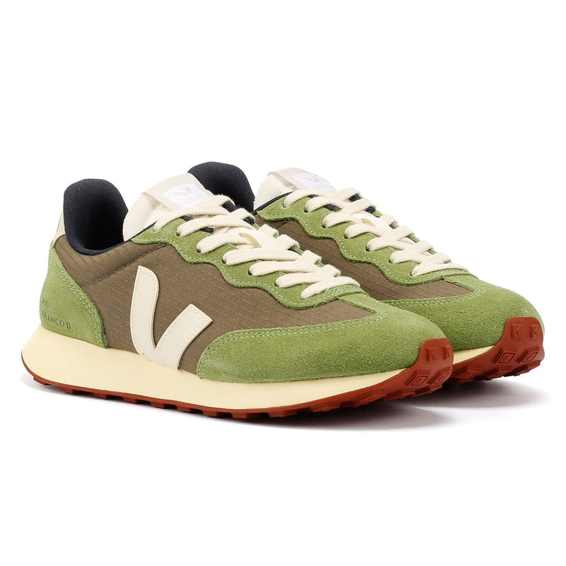 Veja Rio Branco Alveomesh Damen Grüne Turnschuhe