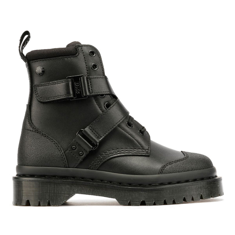 Dr. Martens 1460 Bex Tech Damen Schwarze Farbe Lederstiefel
