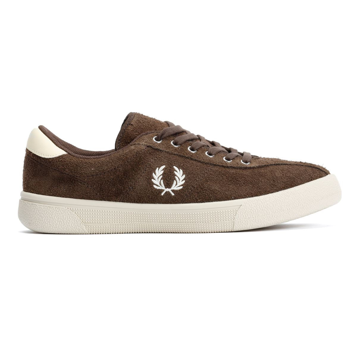Fred Perry Tennis Shoe Wildleder Herren Braune Sneaker