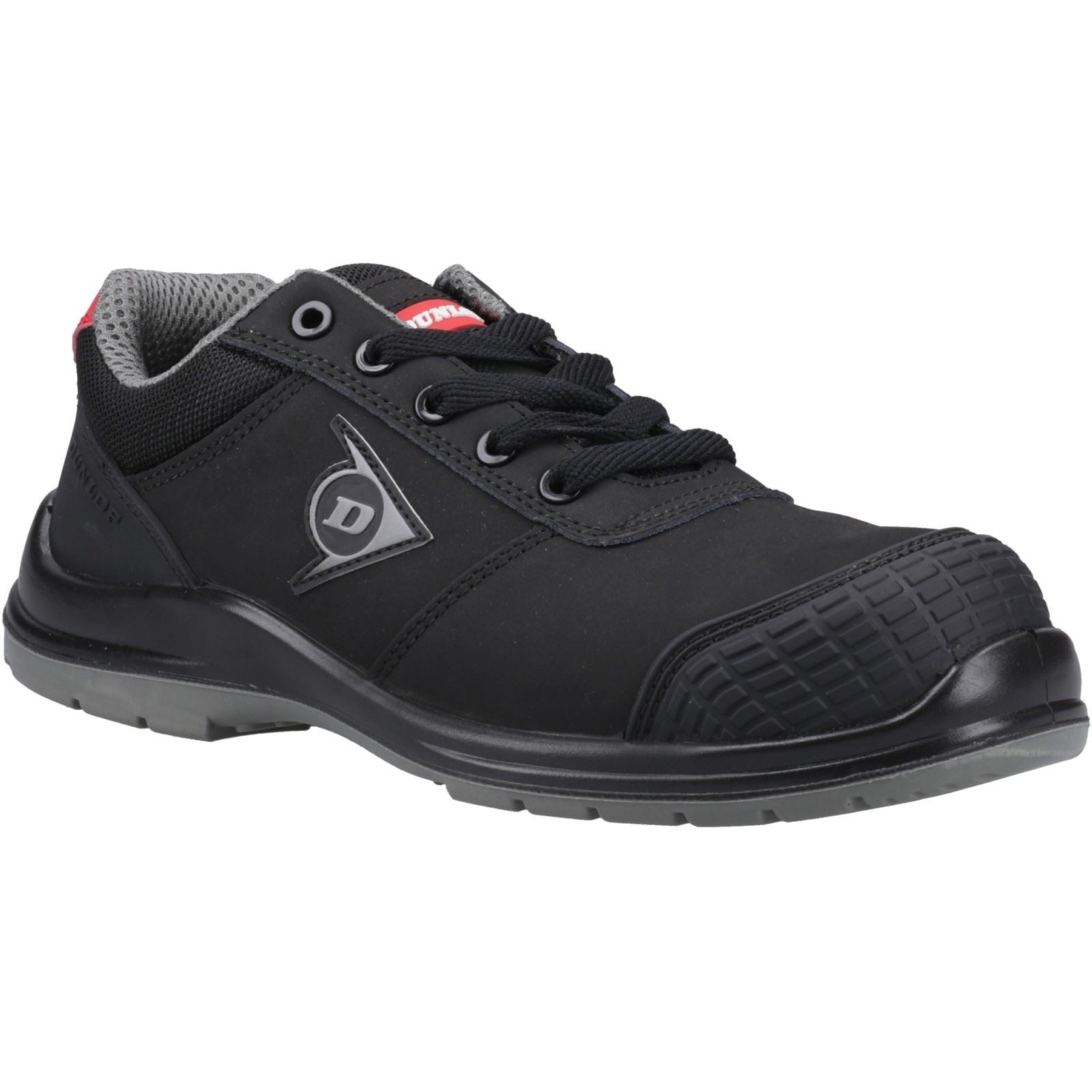 Dunlop First One Adv-Evo Low Nubuck Herren Sicherheitssneaker Schwarz/Rot