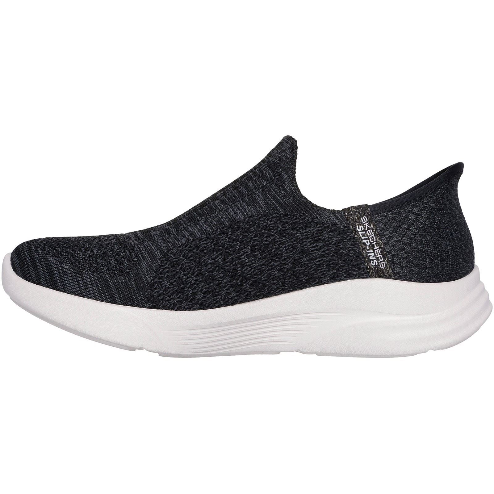 Skechers Relaxed Fit Sport Synthetik Damen Sneaker In Schwarz