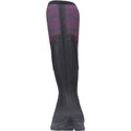 Muck Boots Arctic Sport II Tall Damen Gummistiefel in Schwarz/Magenta Verlauf für den Winter bis zum Knie