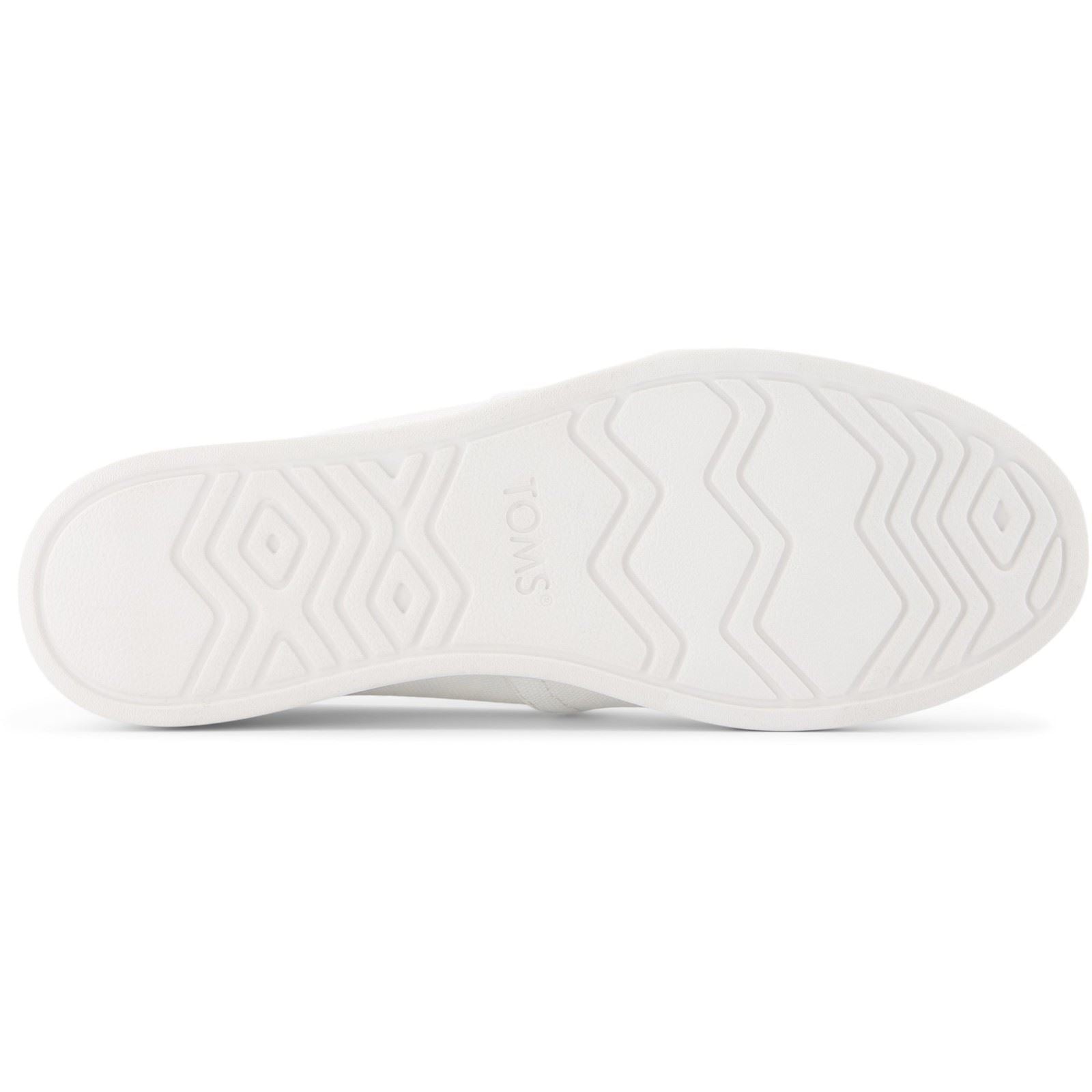 TOMS Alpargata Plus 100% Baumwolle Damen Weiße Espadrilles